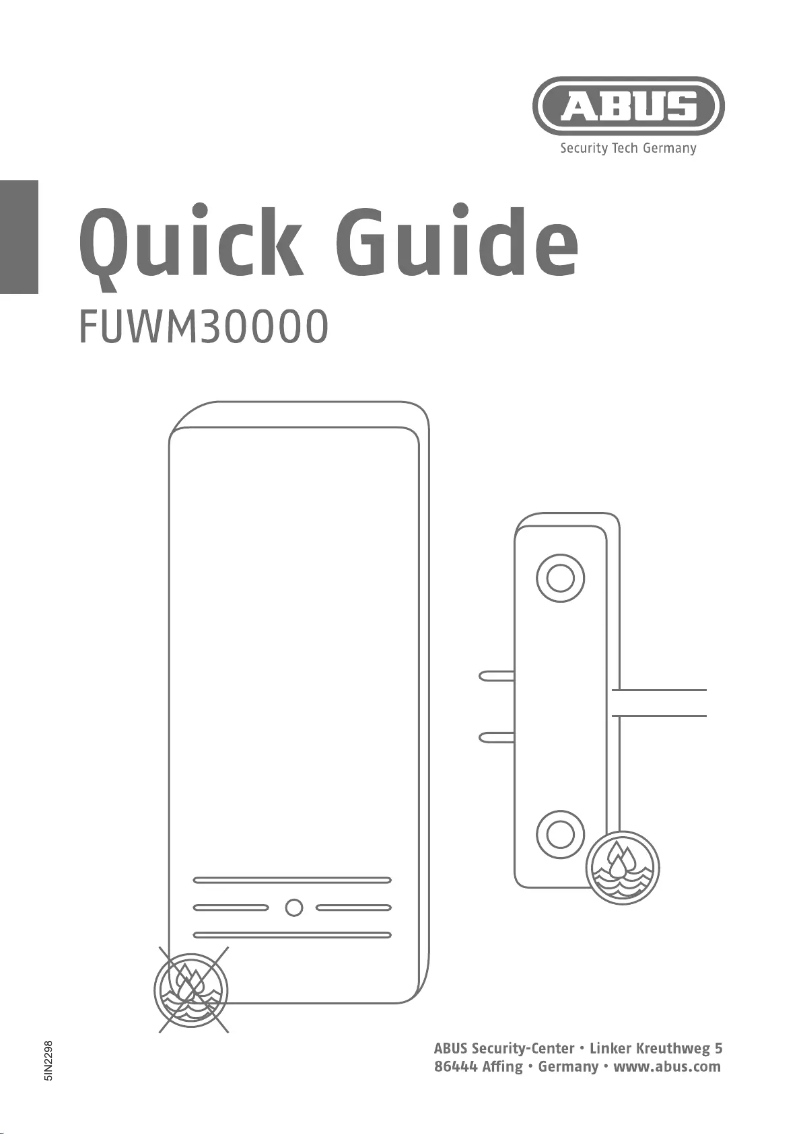 Page n°1 - Manuel utilisateur Abus FUWM30000