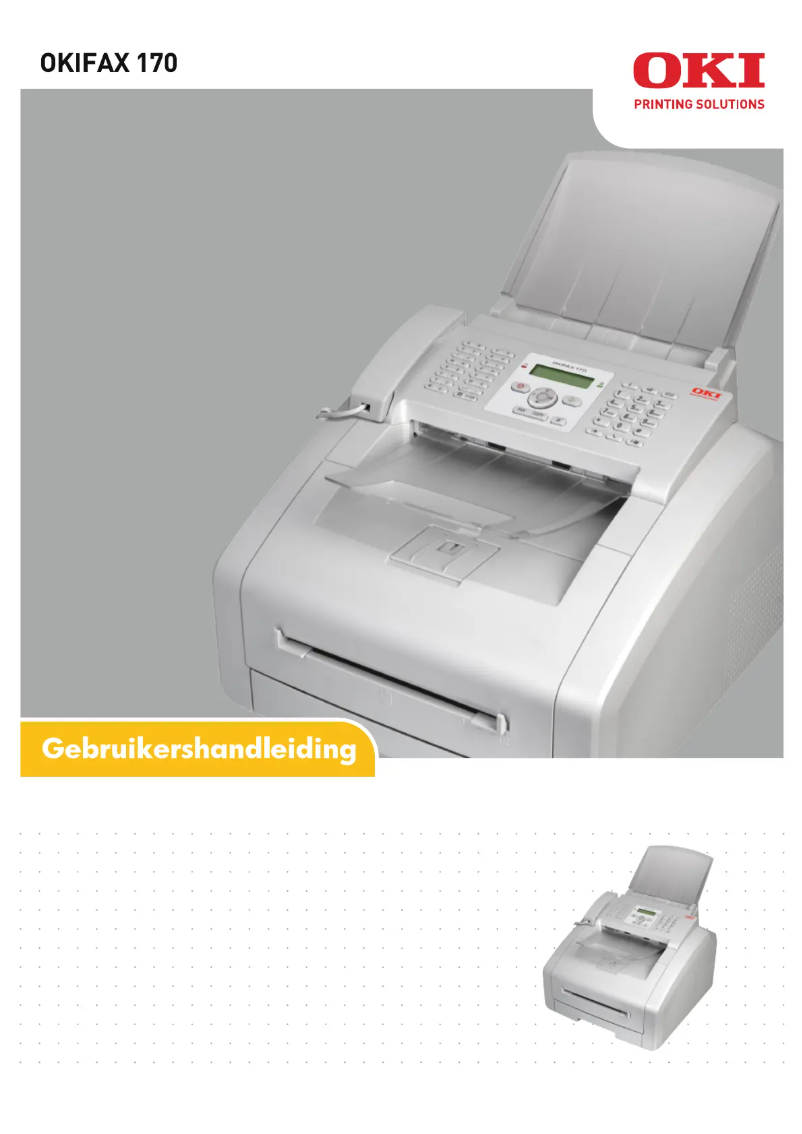 Page 1 de la notice Manuel utilisateur OKI OKIFAX 170