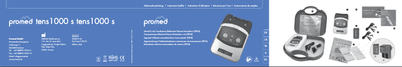 Página 1 del manual Manual de usuario Promed Tens 1000 s