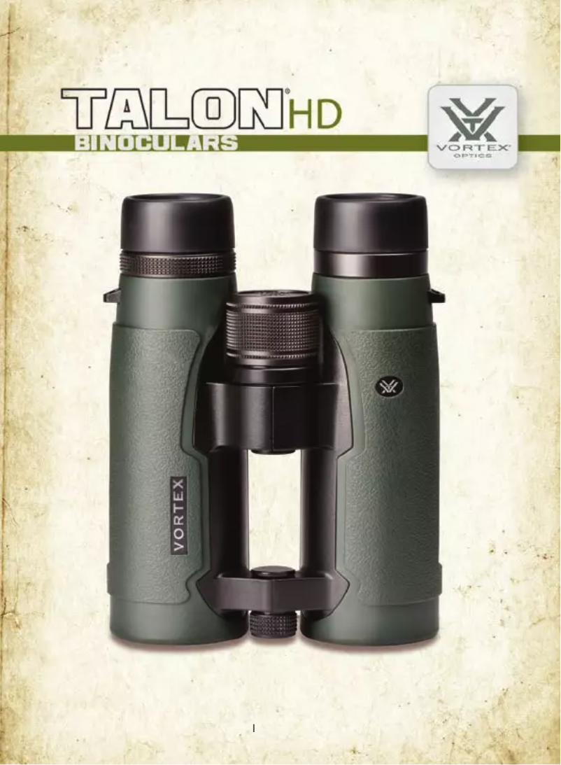 Image de la première page du manuel de l'appareil Talon HD 10x32