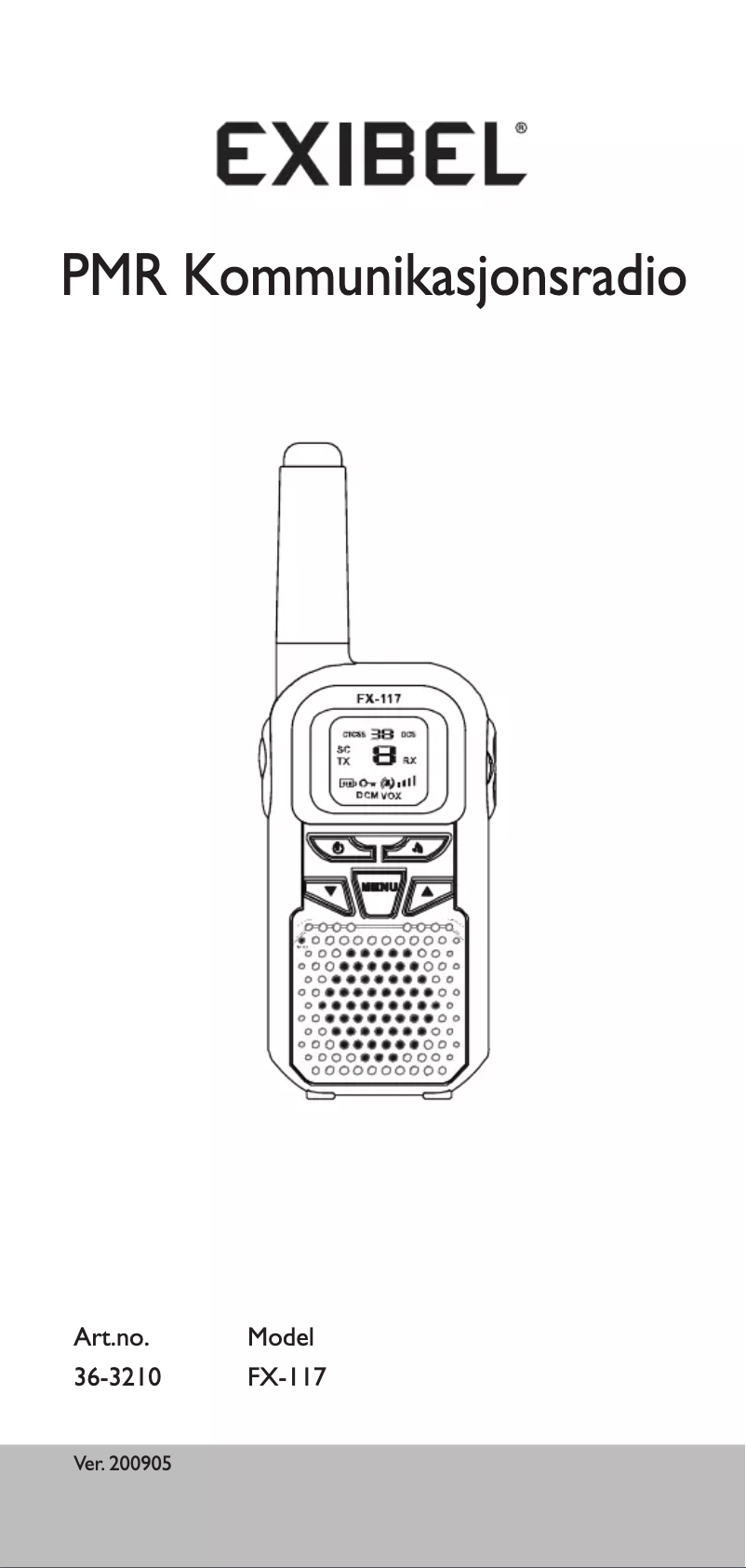 Page 1 de la notice Manuel utilisateur Exibel FX-117