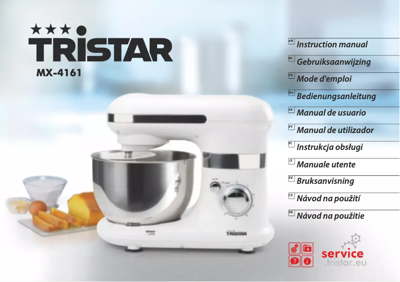 Page n°1 - Manuel utilisateur TriStar MX-4161