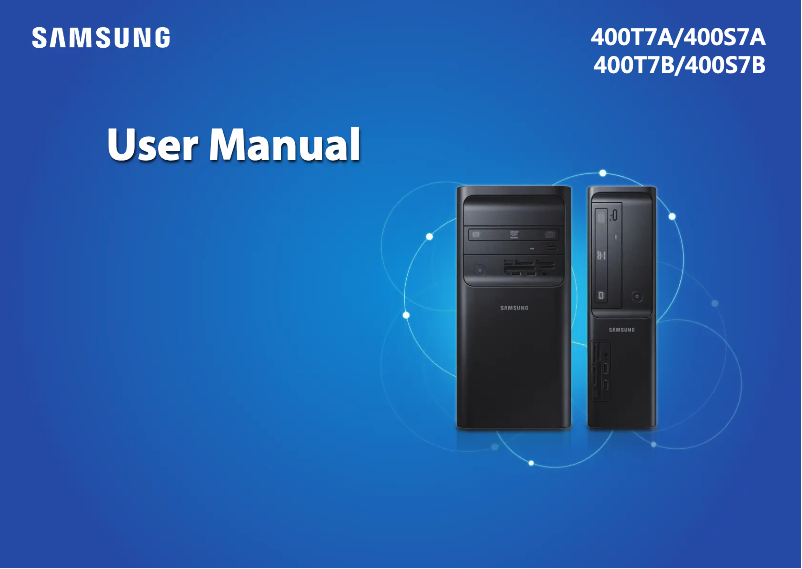 Page n°1 - Manuel utilisateur Samsung DP400S7B-EXP