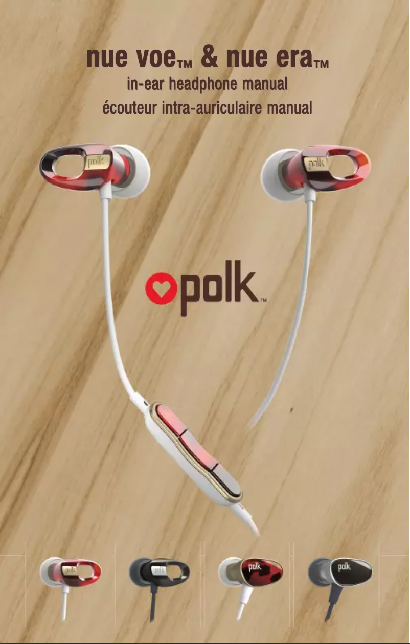 Page n°1 - Manuel utilisateur Polk Nue Era