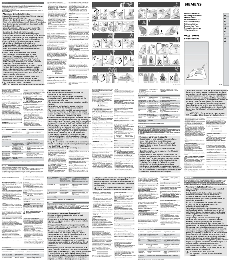 Page n°1 - Mode d'emploi Siemens TB76XTRM