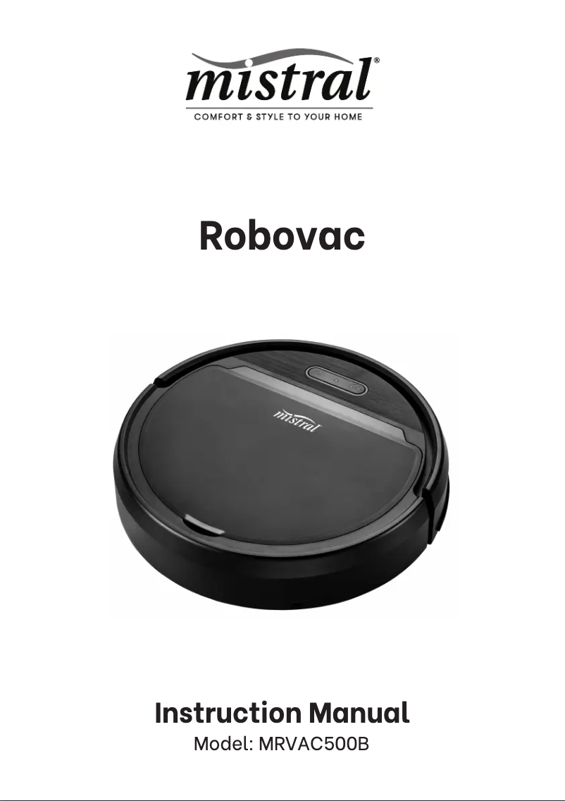 Image de la première page du manuel de l'appareil MRVAC500B