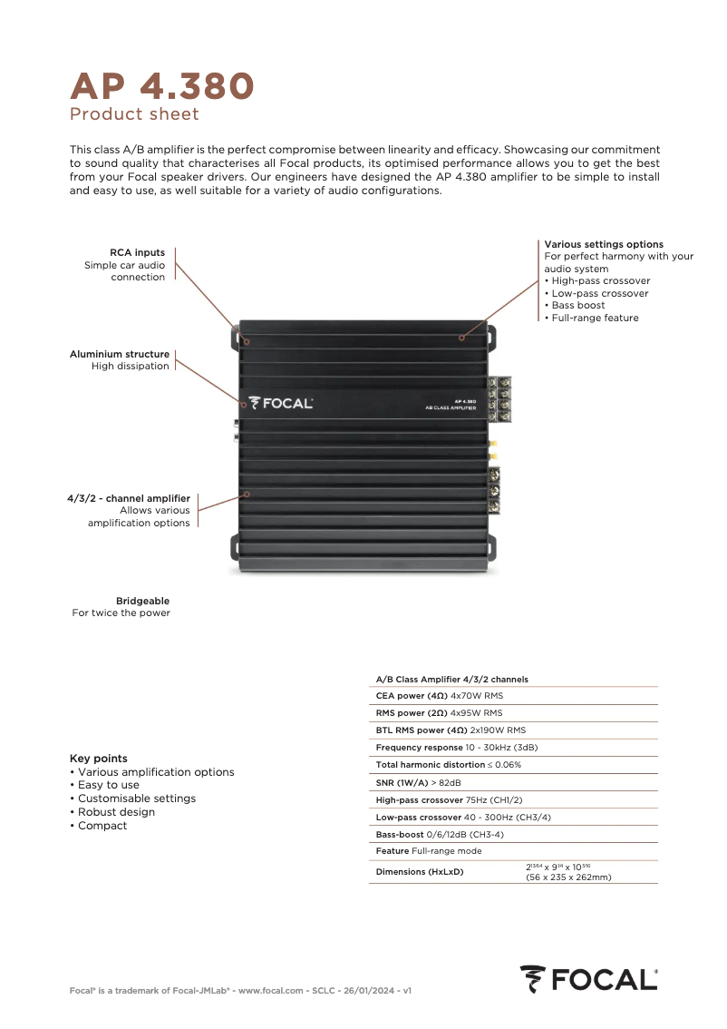 Imagen de la primera página del manual del dispositivo AP 4.380
