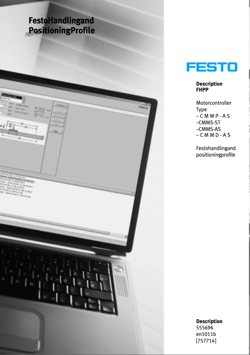 Page 1 de la notice Manuel utilisateur Festo P.BE-CMM-FHPP-SW-DE
