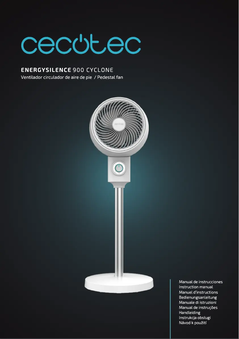 Page 1 de la notice Manuel utilisateur Cecotec EnergySilence 900 Cyclone