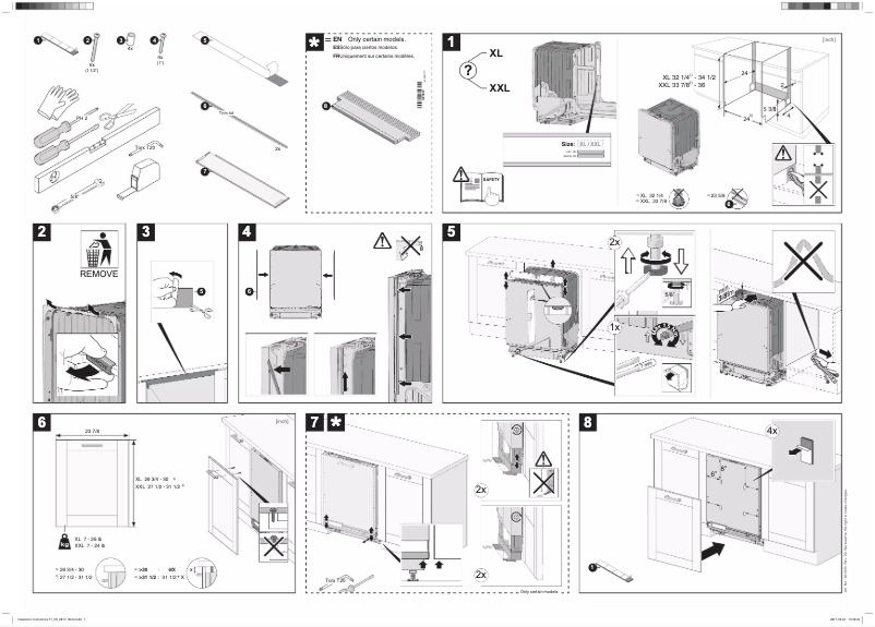 Page n°1 - Manuel utilisateur Asko DFI664XXL