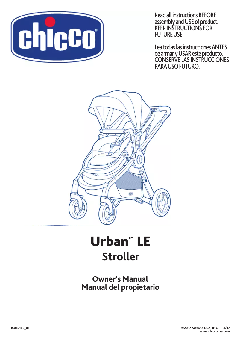 Image de la première page du manuel de l'appareil Urban LE