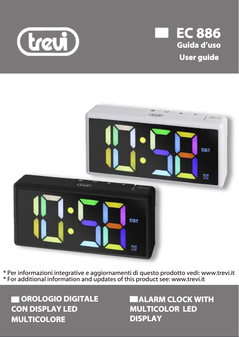 Image de la première page du manuel de l'appareil EC 886