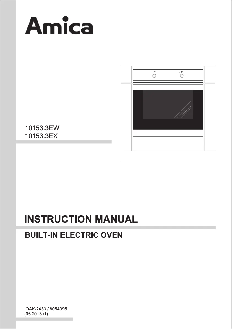 Page n°1 - Manuel utilisateur Amica 1053.3W