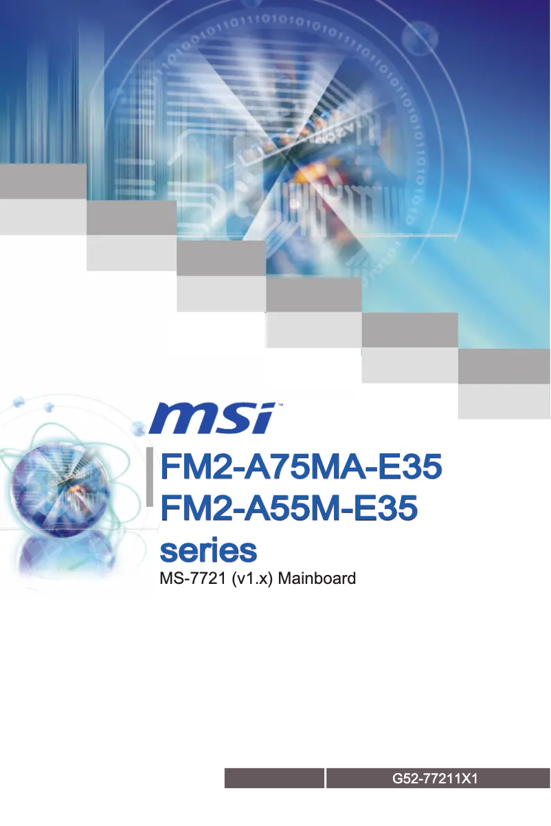 Page n°1 - Manuel utilisateur MSI FM2-A75MA-E35