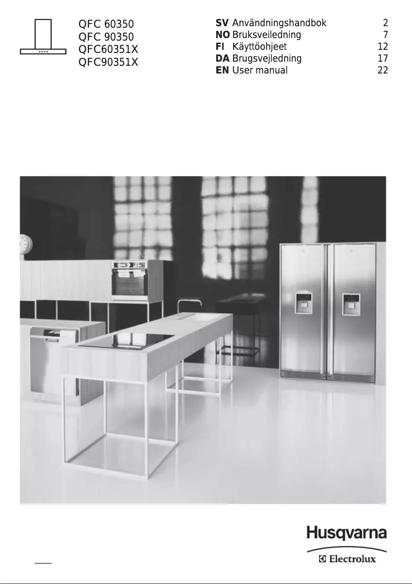 Page n°1 - Manuel utilisateur Husqvarna-Electrolux QFC60350