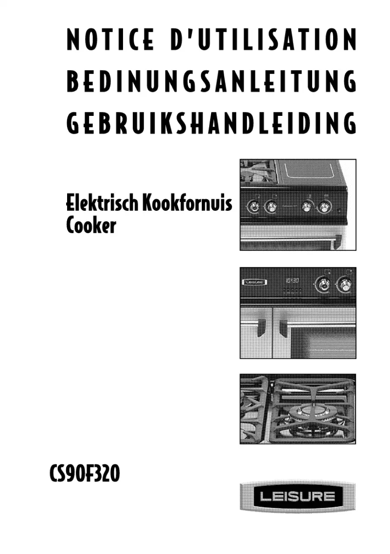 Page n°1 - Manuel utilisateur Leisure Cuisinemaster CS90F320