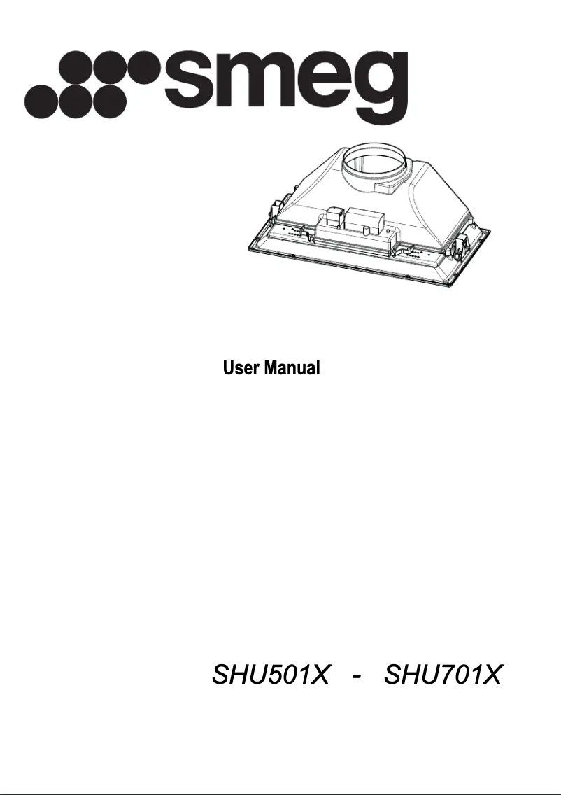 Page 1 de la notice Manuel utilisateur Smeg SHU701X