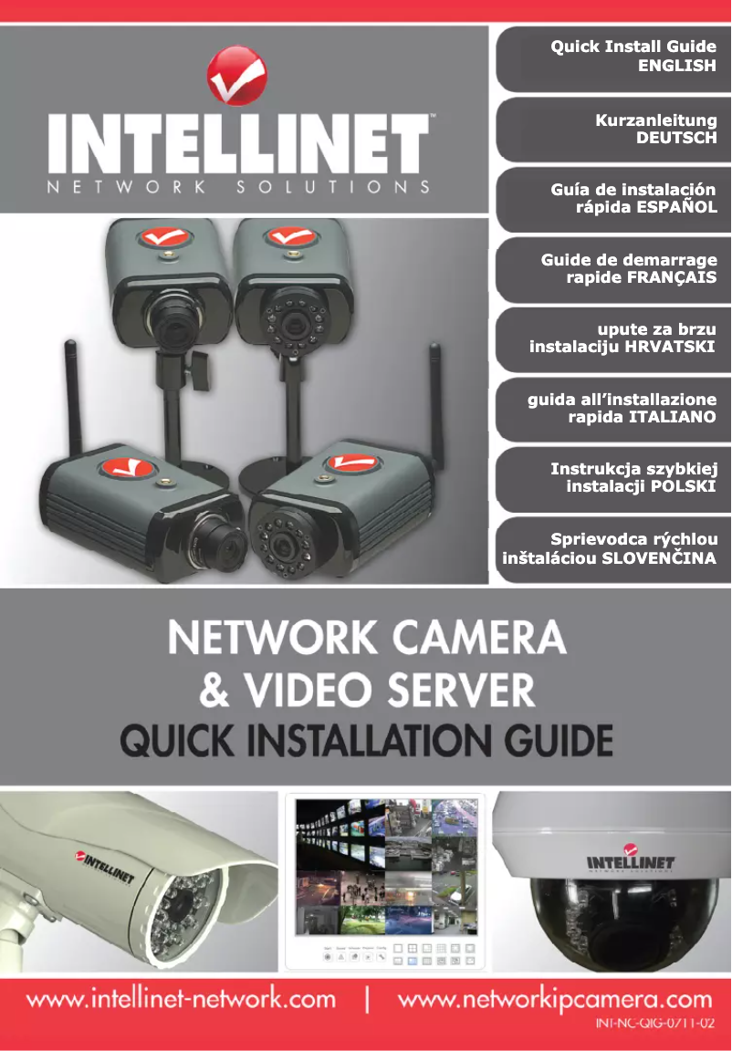 Page n°1 - Manuel utilisateur Intellinet IDC-752IR