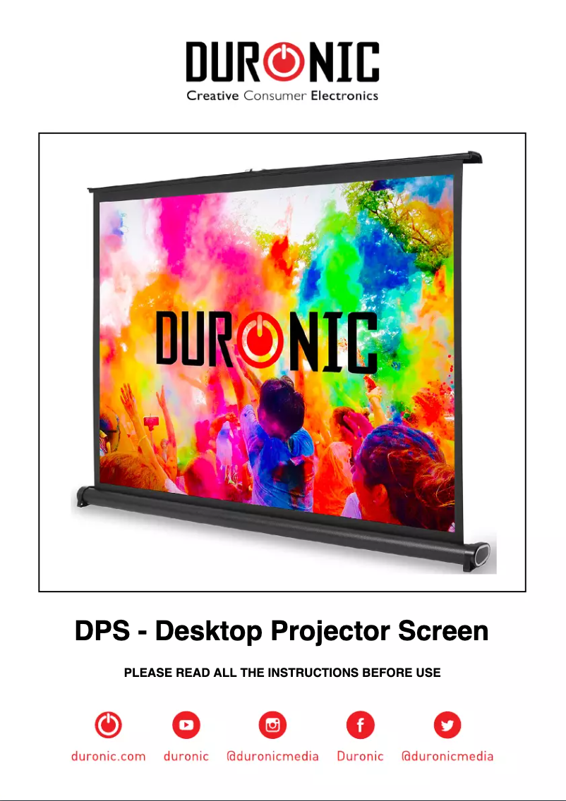 Página 1 del manual Manual de usuario Duronic DPS