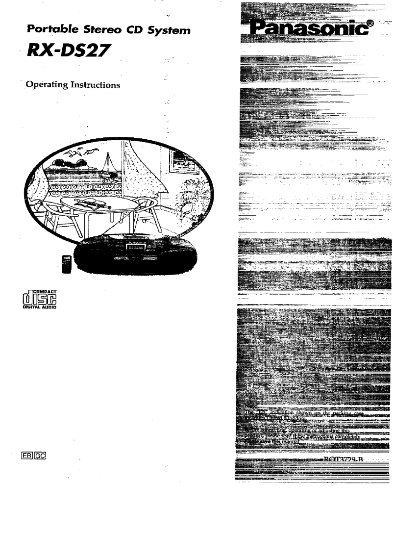 Page n°1 - Manuel utilisateur Panasonic RX-DS27