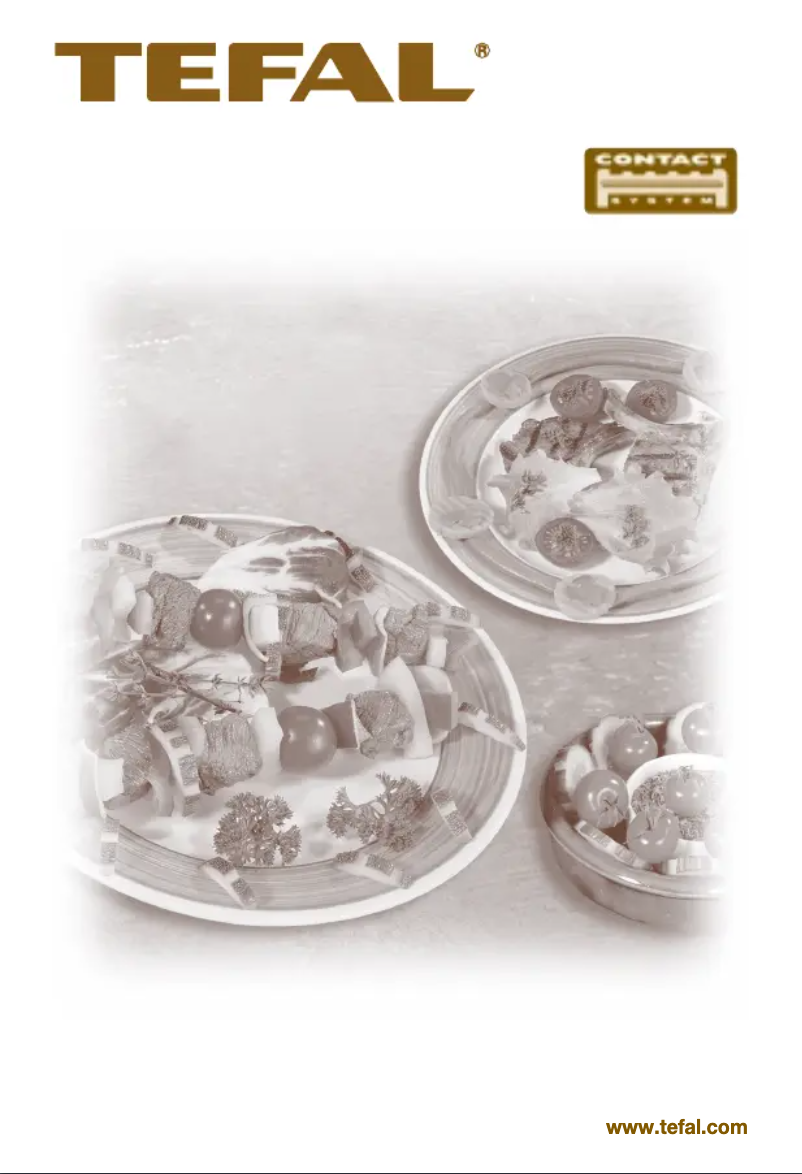 Page 1 de la notice Manuel utilisateur Tefal CB4111 Kalitis Contact