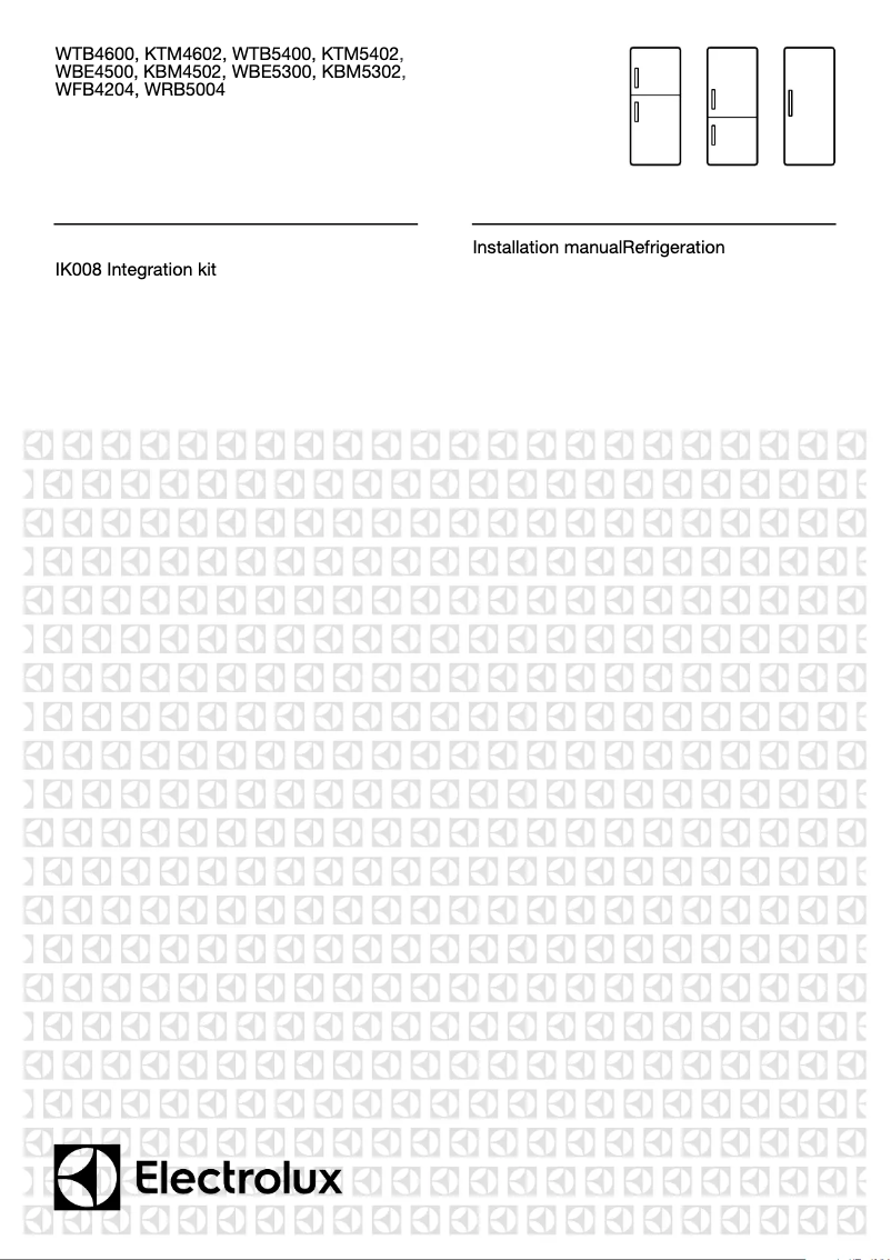Page 1 de la notice Guide d'installation Westinghouse WTB4600WA
