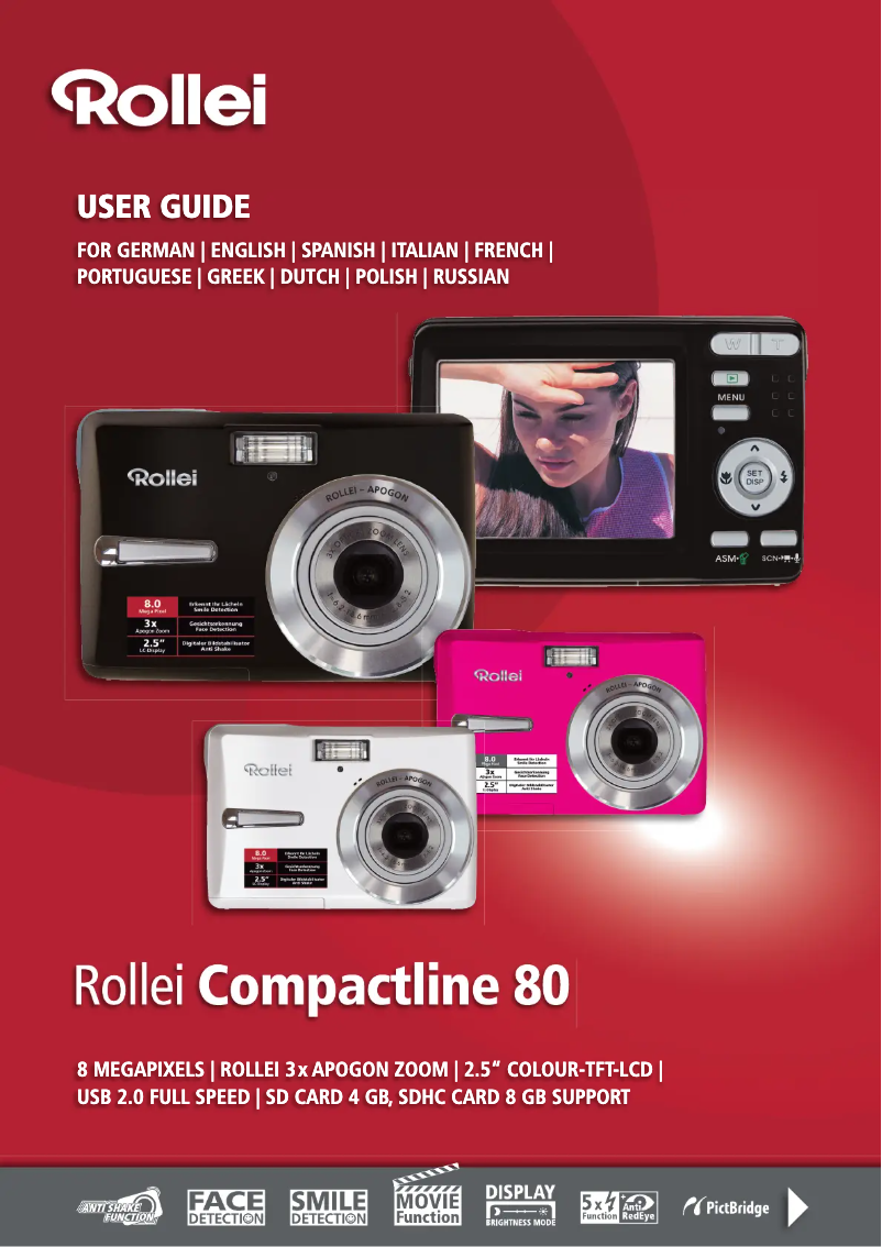 Page n°1 - Manuel utilisateur Rollei Compactline 80