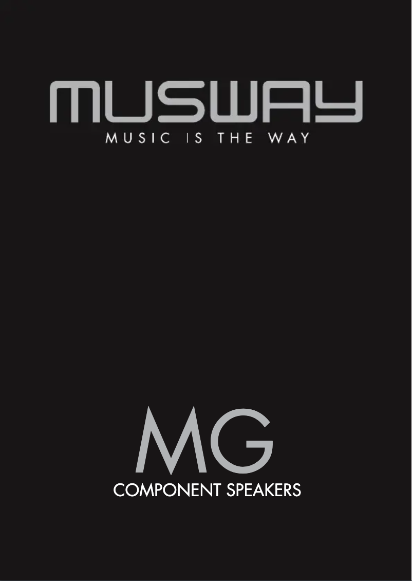 Página 1 del manual Manual de usuario Musway MG6.3A