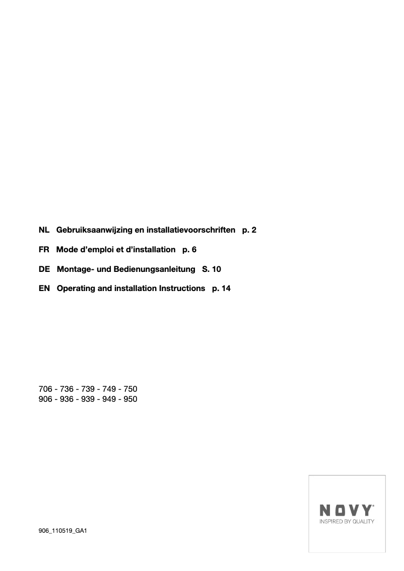 Image de la première page du manuel de l'appareil 939