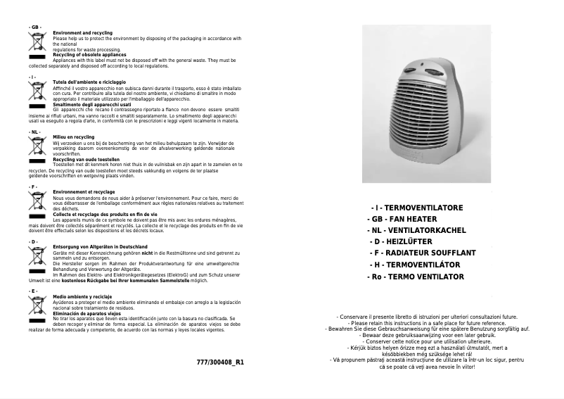 Página 1 del manual Manual de usuario Aurora 777