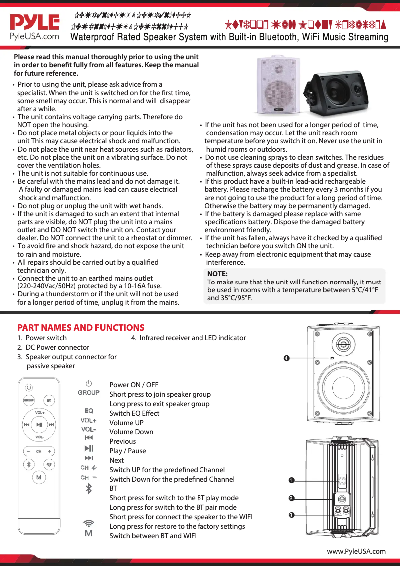 Image de la première page du manuel de l'appareil PDWR46IFBWT