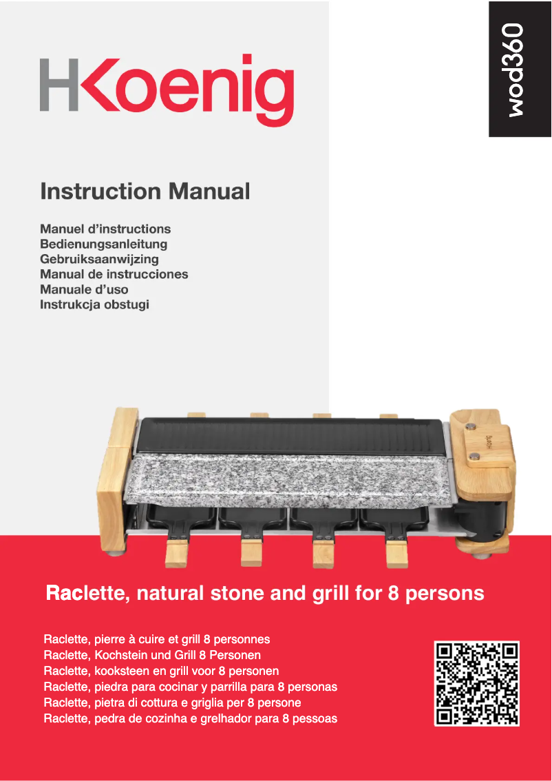Page 1 de la notice Manuel utilisateur H.Koenig WOD360