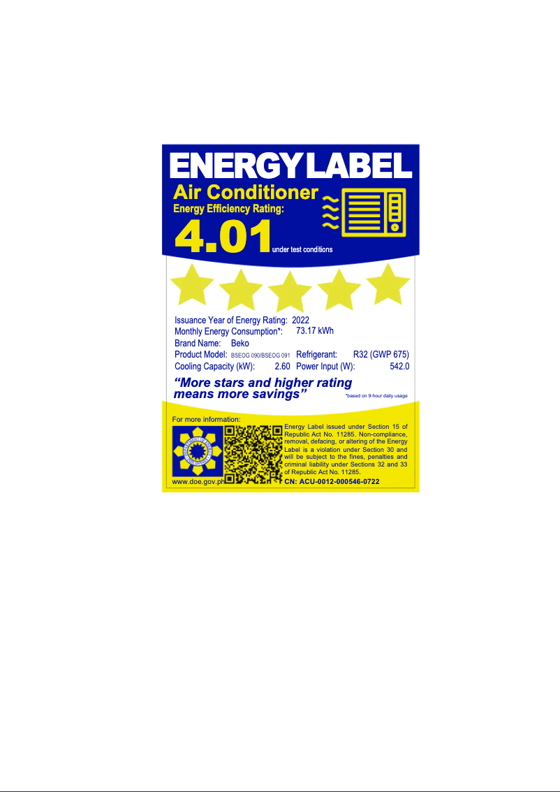 Image de la première page du manuel de l'appareil BSEOG 091