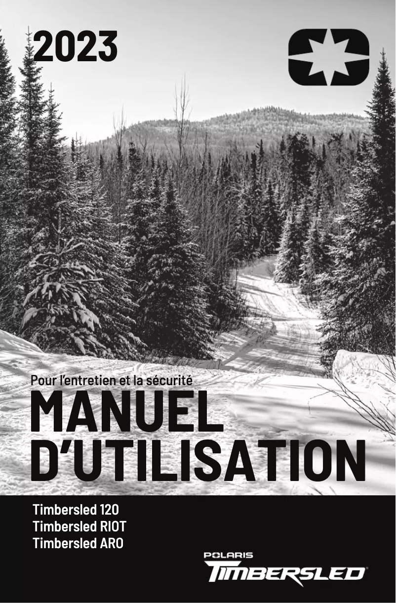 Page 1 de la notice Manuel utilisateur Timbersled ARO 129 S Sport (2023)