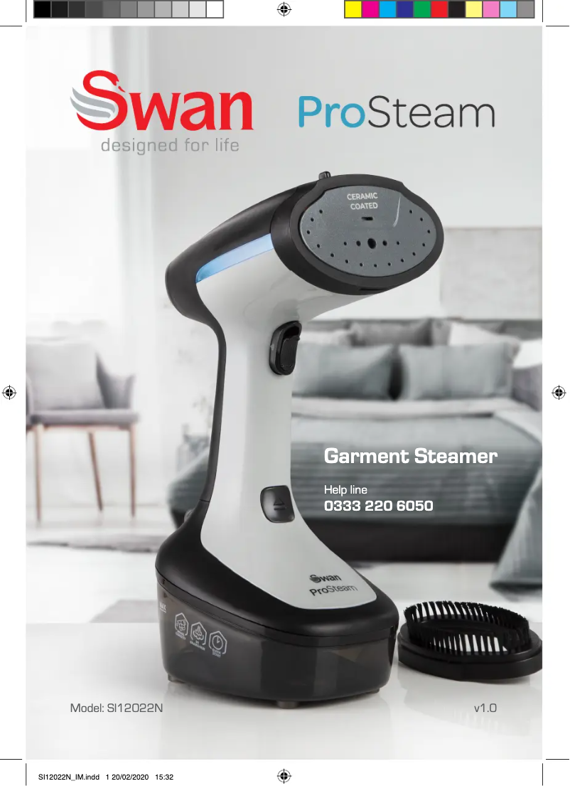 Page n°1 - Manuel utilisateur Swan ProSteam SI12022N