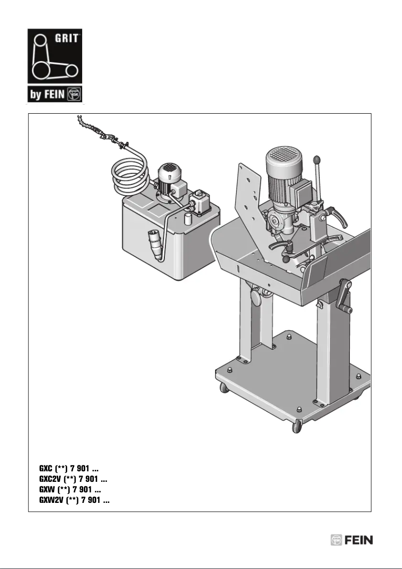 Page n°1 - Manuel utilisateur Fein GRIT GXC