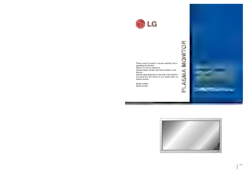 Página 1 del manual Manual de usuario LG MT-60PZ14V