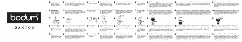 Page n°1 - Manuel utilisateur Bodum Santos