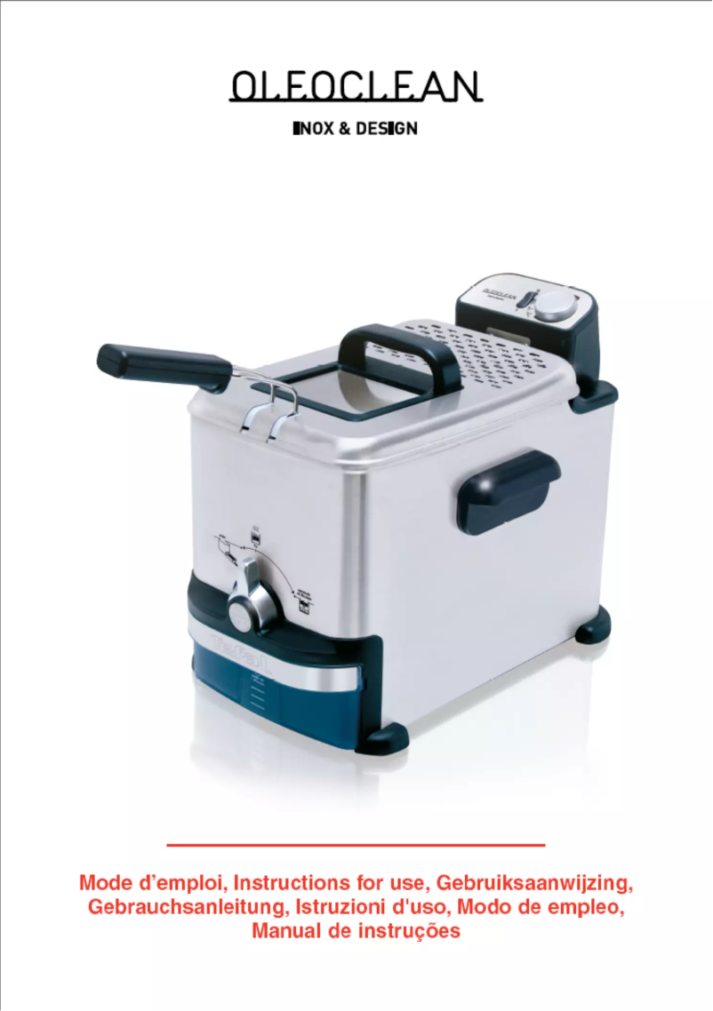 Page n°1 - Manuel utilisateur SEB Oleoclean Deluxe