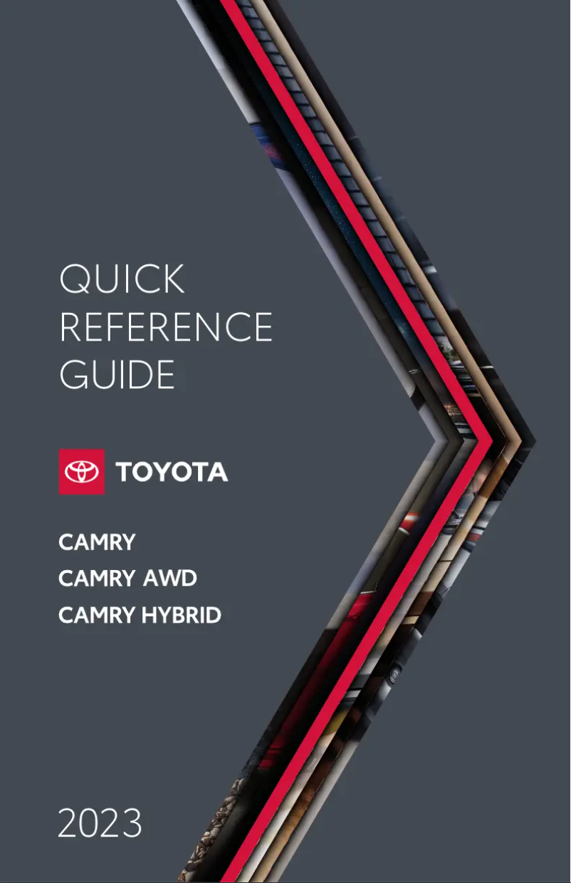 Page 1 de la notice Manuel utilisateur Toyota Camry HV (2023)