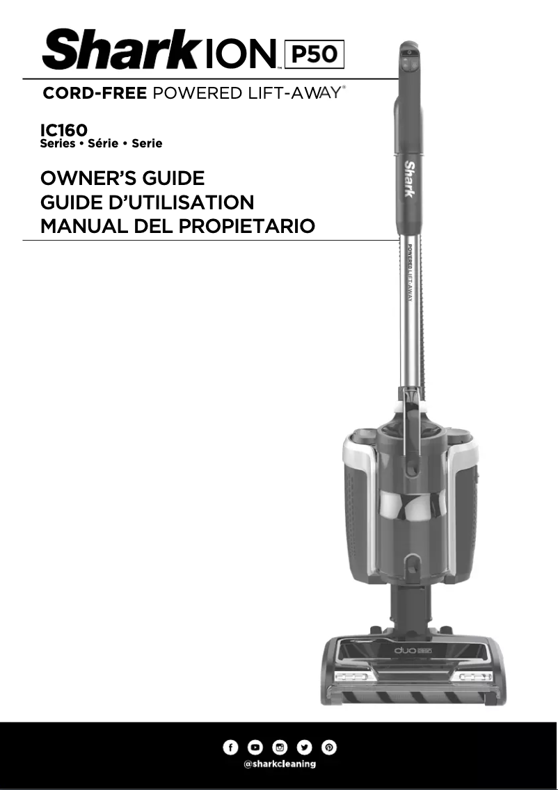 Image de la première page du manuel de l'appareil ION P50 IC162