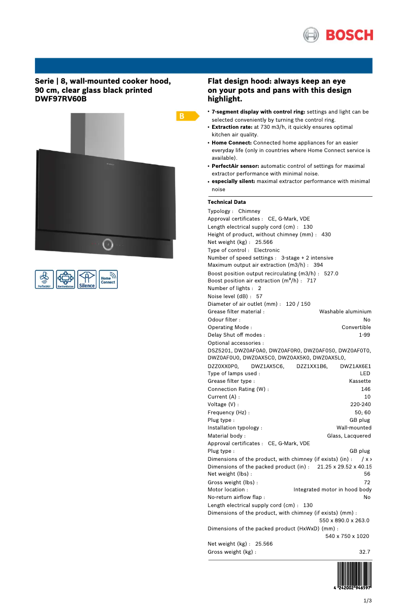 Imagen de la primera página del manual del dispositivo DWF97RV60B