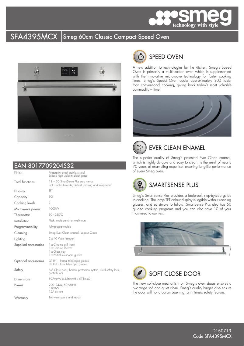 Image de la première page du manuel de l'appareil SFA4395MCX