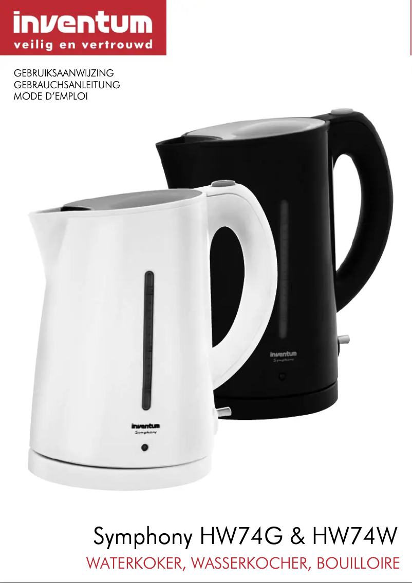 Image de la première page du manuel de l'appareil HW74W