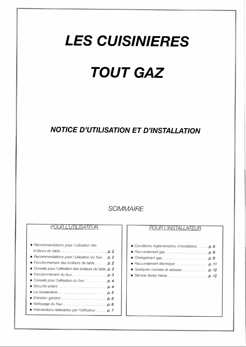 Page 1 de la notice Manuel utilisateur Vedette 50GMABD