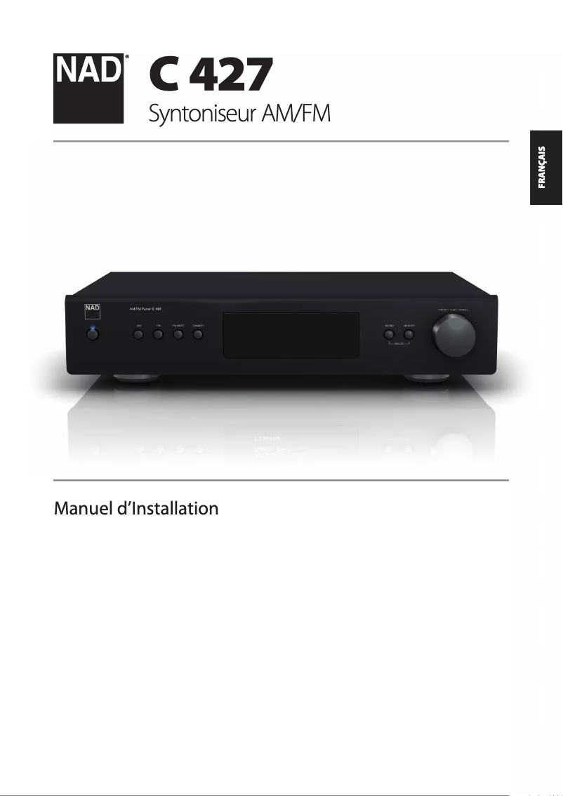 Image de la première page du manuel de l'appareil C 427