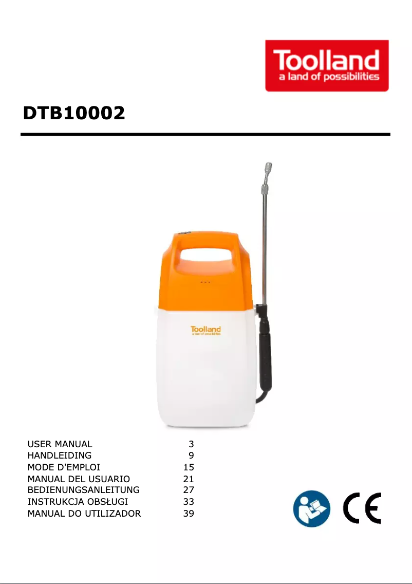 Página 1 del manual Manual de usuario Toolland DTB10002