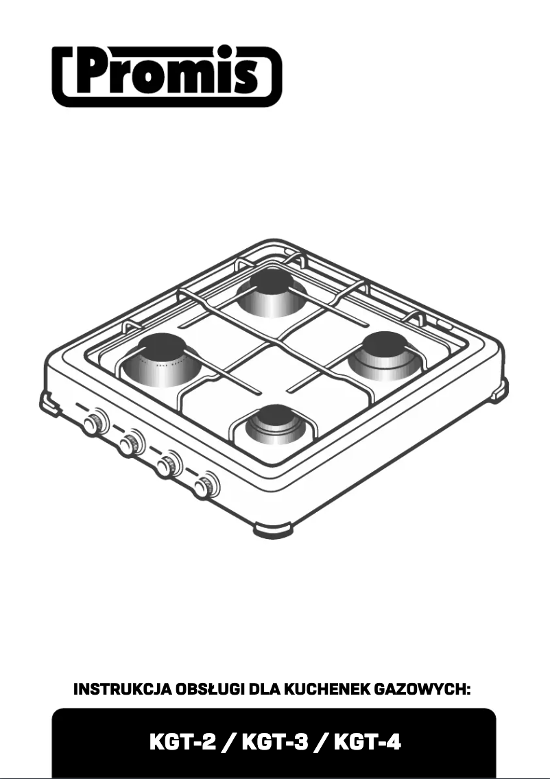 Image de la première page du manuel de l'appareil Promis KGT-4C