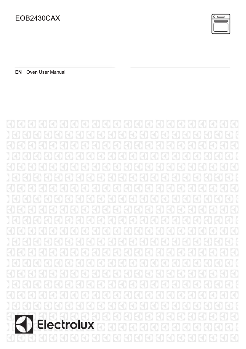 Page n°1 - Manuel utilisateur Electrolux EOB2430CAX