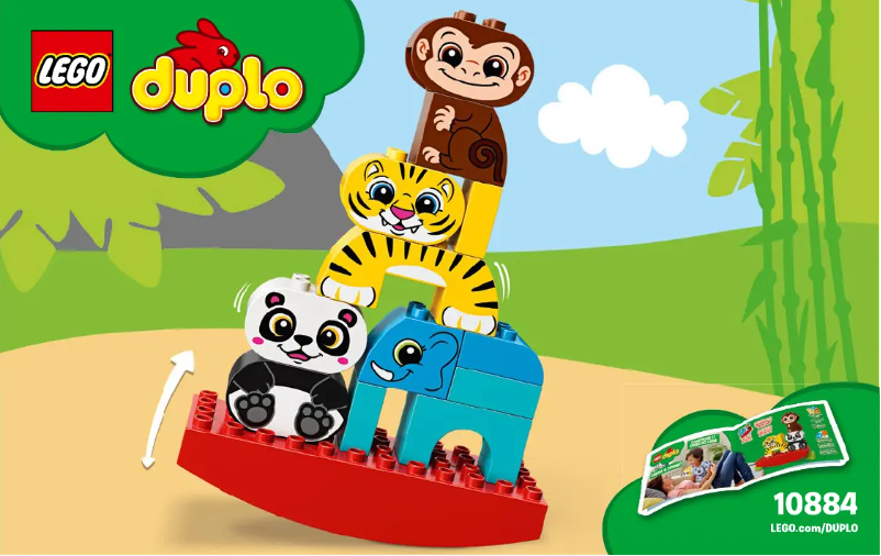 Page 1 de la notice Manuel utilisateur Lego Duplo 10884